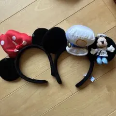 ミニーマウス＆ミッキーマウス カチューシャ