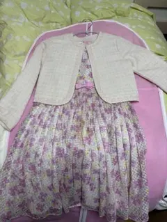 花柄ドレスとジャケットセット 130cm