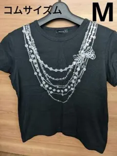 ✿コムサイズム✿　COMME CA ISM Tシャツ レディース　黒　M✿