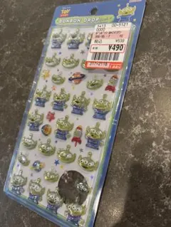 【正規品】ボンボンドロップシール/リトルグリーンメン