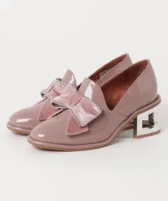 ジェフリーキャンベル ピンク リボン ヒール シューズ