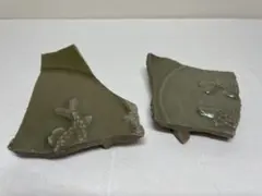 宋時代 龍泉窯 青磁 陶片 魚文様 浮き彫り 2枚セット 骨董品 - メルカリ
