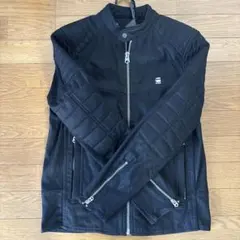 Ｇ-Star RAW 【良品】メンズ ブラックライダースジャケット