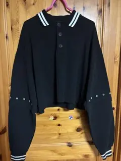 GRANCY ポロシャツ　黒　短丈