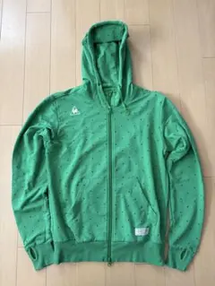 Le Coq Sportif グリーン ドットフーディー　サイズMのサムネイル