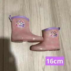 プリンセス 長靴 レインブーツ　16cm