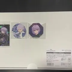 ツイステ エペル マスシェフ A賞 アクリルパネル ブレジュ 缶バッジ セット