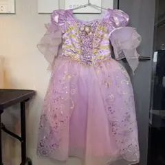 Disney ラプンツェル　キッズ ドレス 120cm パープル