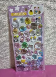 オバケーヌ　硬い　3D 立体　シール