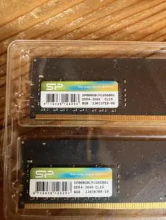 シリコンパワー　ddr4 8GBメモリーx2 (デスクトップpc用)