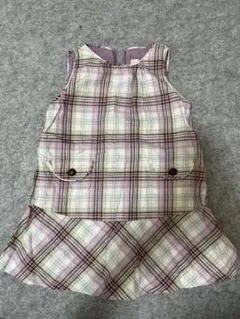 JANIE AND JACK チェックワンピース 75〜85㎝