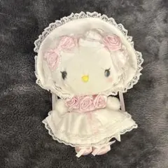 ホワイトフリル キティ ハローキティ キティちゃん サンリオ マスコット