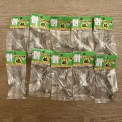 シャンデリア球　口金E12 40w YAZAWA C321240C 10個