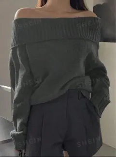 SHEIN DAZY オフショルニット