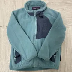フリースジャケット 100cm 青