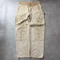 00s Carhartt 鬼フェード 雰囲気抜群 ダブルニー ペインターパンツ