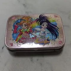 希少　ふたりはプリキュアスプラッシュスター　フレークシール入り缶　レトロ品