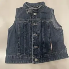 【新品】COMME CA ISM ノースリーブデニムジャケット 90cm