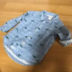 新品 GAPベビー 105 綿100% コットン シャツ