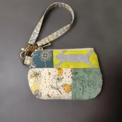 お値下げ❕ハンドメイド、ミナペルホネン、ポーチ、10、ランランラン
