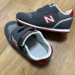 美品★New Balance グレー/レッド　373 15cm