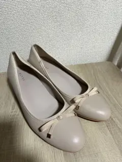 RANDA ベージュ フラットシューズ 22.5
