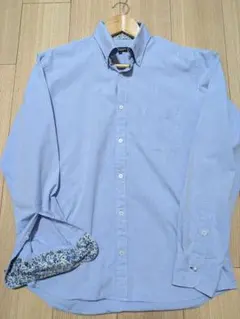 傑作品！希少Lサイズ！美品！裏地花柄＆ボタン　▼ブラックレーベルクレストブリッジ