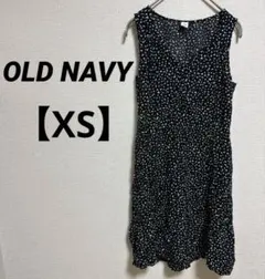 オールドネイビー ダルメシアン ワンピース Ｖネック ノースリーブ XS