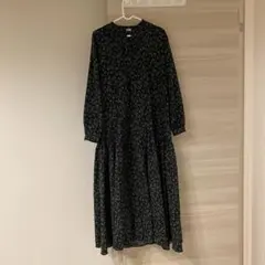 花柄 ロングワンピース 長袖 relume