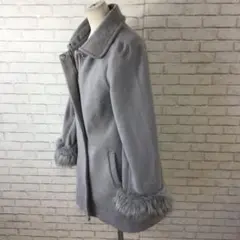 ★1.22 Y246 レピピアルマリオ コート M ウール混 ジップアップ