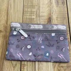 レスポートサック ポーチ 小物入れ ナイロン 花柄 美品 LeSportsac