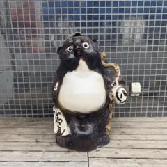 レトロ 狸置物 高さ76cm 信楽焼 縁起物 商売繁盛 特大サイズ - メルカリ