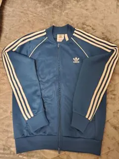 adidas 青 ジャージ ジャケット