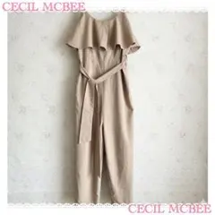 CECIL McBEE サロペット ベージュ Mサイズのサムネイル