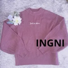 INGNI ロゴニット トップス