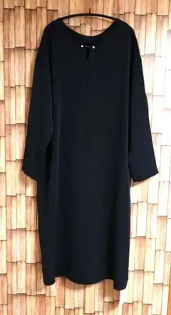 未使用品*nico and…BLACK BASIC 2wayドレープワンピース