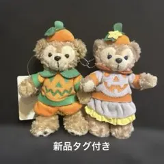 【新品タグ付き】ダッフィー シェリーメイ ぬいぐるみバッジ 2体セット