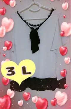 大きいサイズ★半袖 レース 清楚系