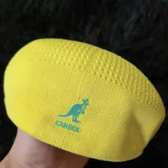 KANGOL　カンゴール　ハンチング　キッズ　イエロー