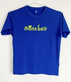 【美品】mont-bell モンベル キッズ Tシャツ 160 ブルーのサムネイル