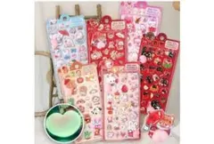 可愛いキャラクターシール6枚セット