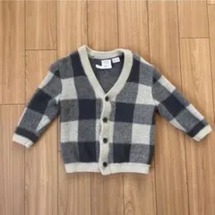 ZARA BABY チェック柄カーディガン