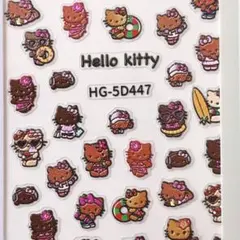 キティ　キティちゃん　ガングロ　日焼け　キャップ　ネイルシール