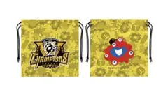 阪神タイガース　ミャクミャク　コラボ　巾着