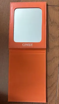 CLINIQUE オレンジ 折りたたみミラー