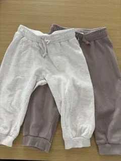 【H&M】サイズ9-12m / ズボン色違い2個セット【まとめ買いOK】