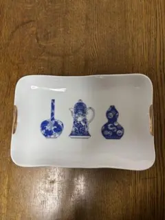 【新品　未使用品】ブルーチャイナ　深川製磁　和菓子皿　皿揃 新品 未使用品】ブルーチャイナ 深川製磁 和菓子皿 皿揃 5枚セット