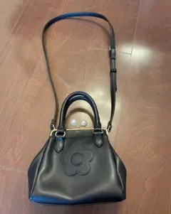 MARY QUANT パールがま口バッグ