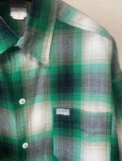 早い者勝ち　CALTOP OMBRECHECK OVERSIZE SHIRTS