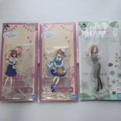 五等分の花嫁　中野三玖　アクリルスタンド　3つまとめ売り